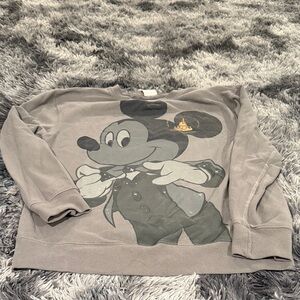 Disney Gray and Gold Celebration Sweatshirt